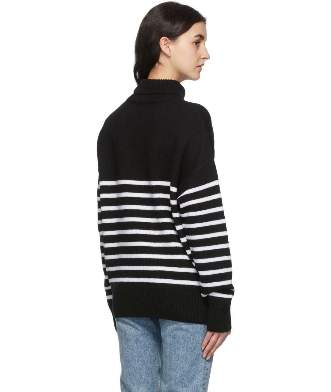 Ami Paris Черный шерстяной джемпер / свитер, фото 4