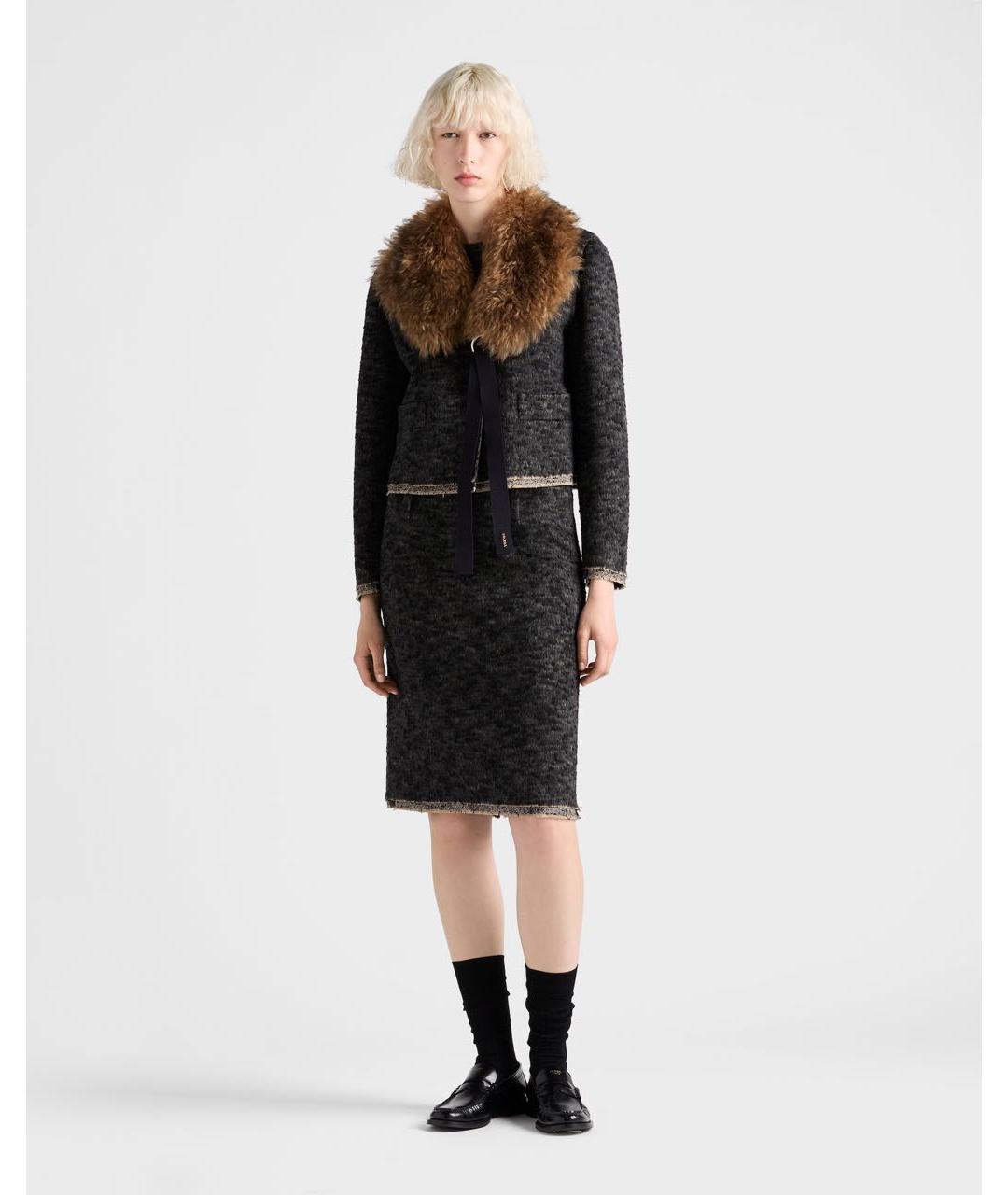 PRADA Серая куртка, фото 2