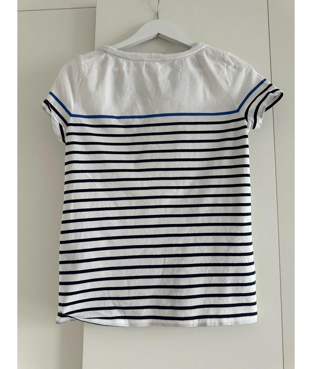 RALPH LAUREN Белая хлопковая футболка, фото 2