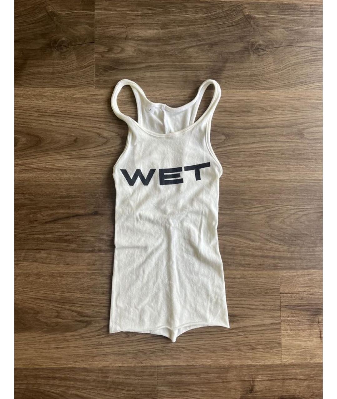 YEEZY Белая полиэстеровая майка, фото 4