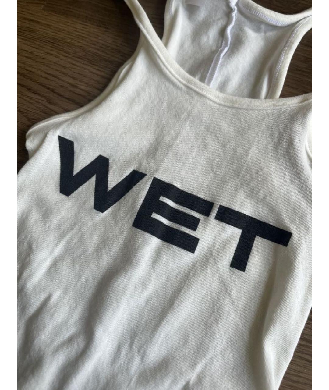 YEEZY Белая полиэстеровая майка, фото 2