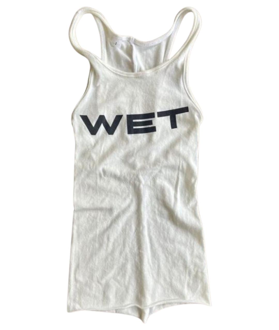 YEEZY Белая полиэстеровая майка, фото 1