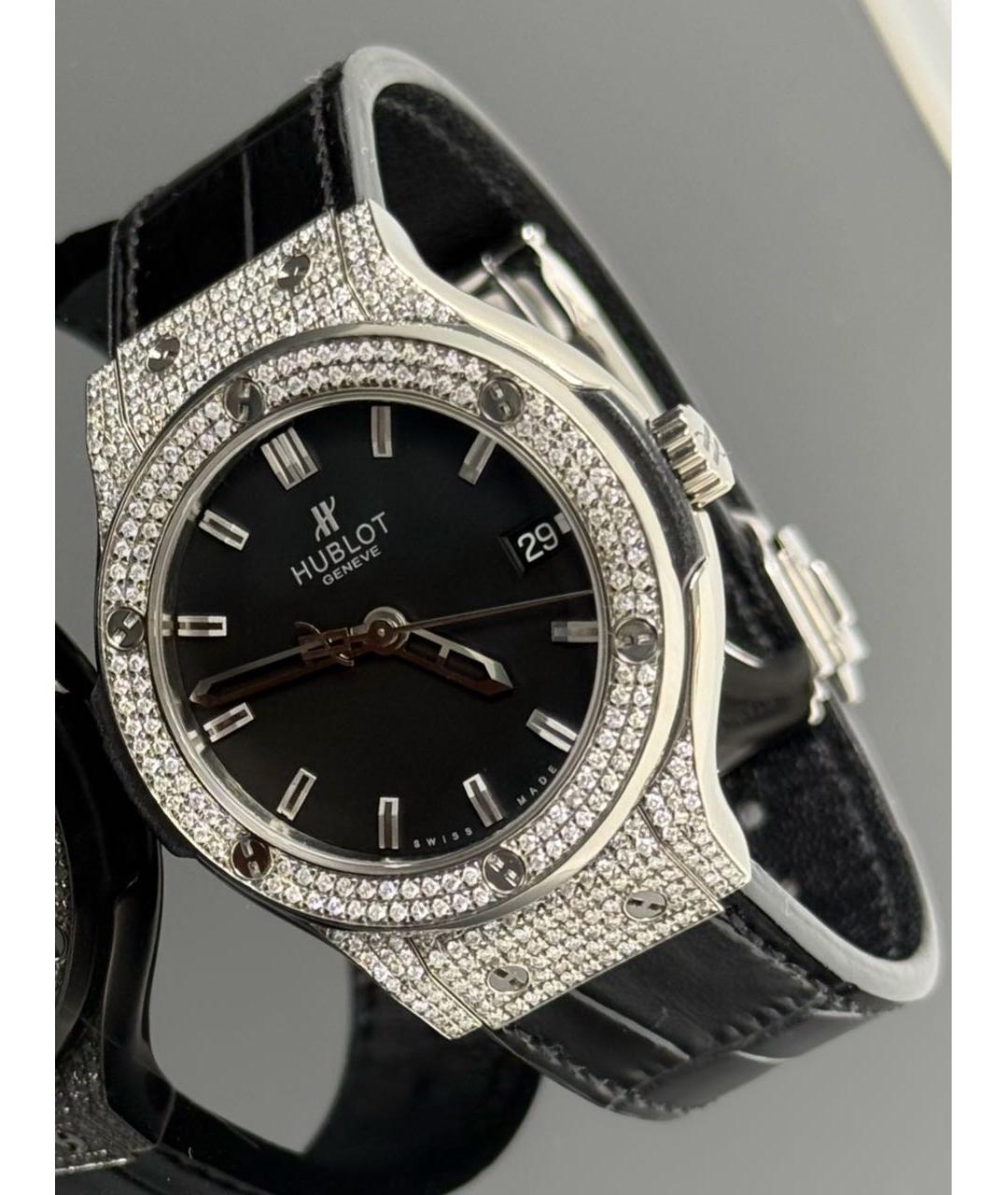 HUBLOT Черные часы, фото 3