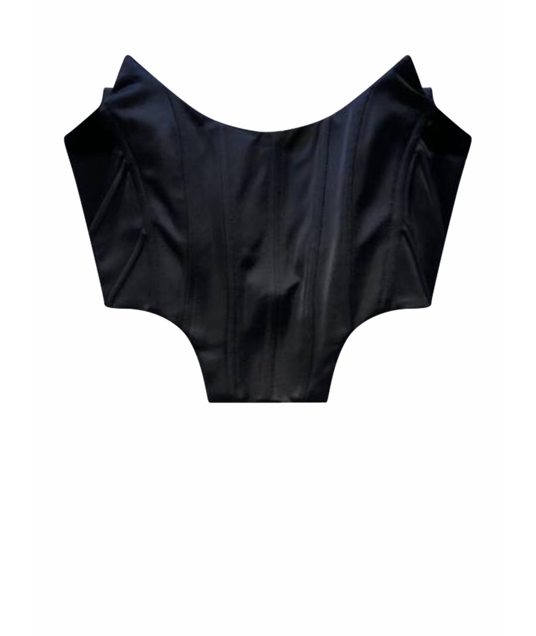 GIUSEPPE DI MORABITO Черный шерстяной корсет, фото 1