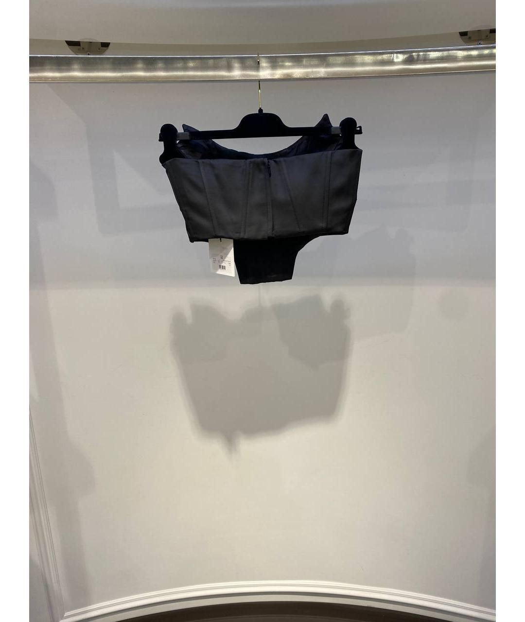 GIUSEPPE DI MORABITO Черный шерстяной корсет, фото 2