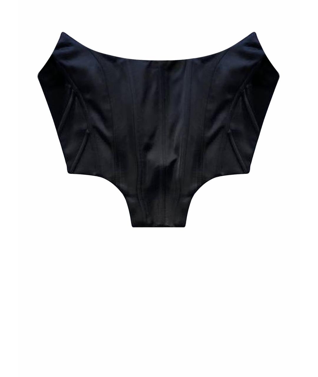 GIUSEPPE DI MORABITO Черный шерстяной корсет, фото 3