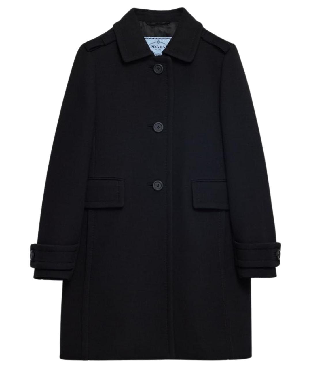 PRADA Черное пальто, фото 1