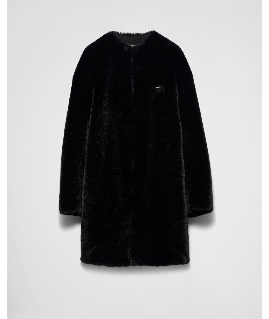 PRADA Черное пальто, фото 5