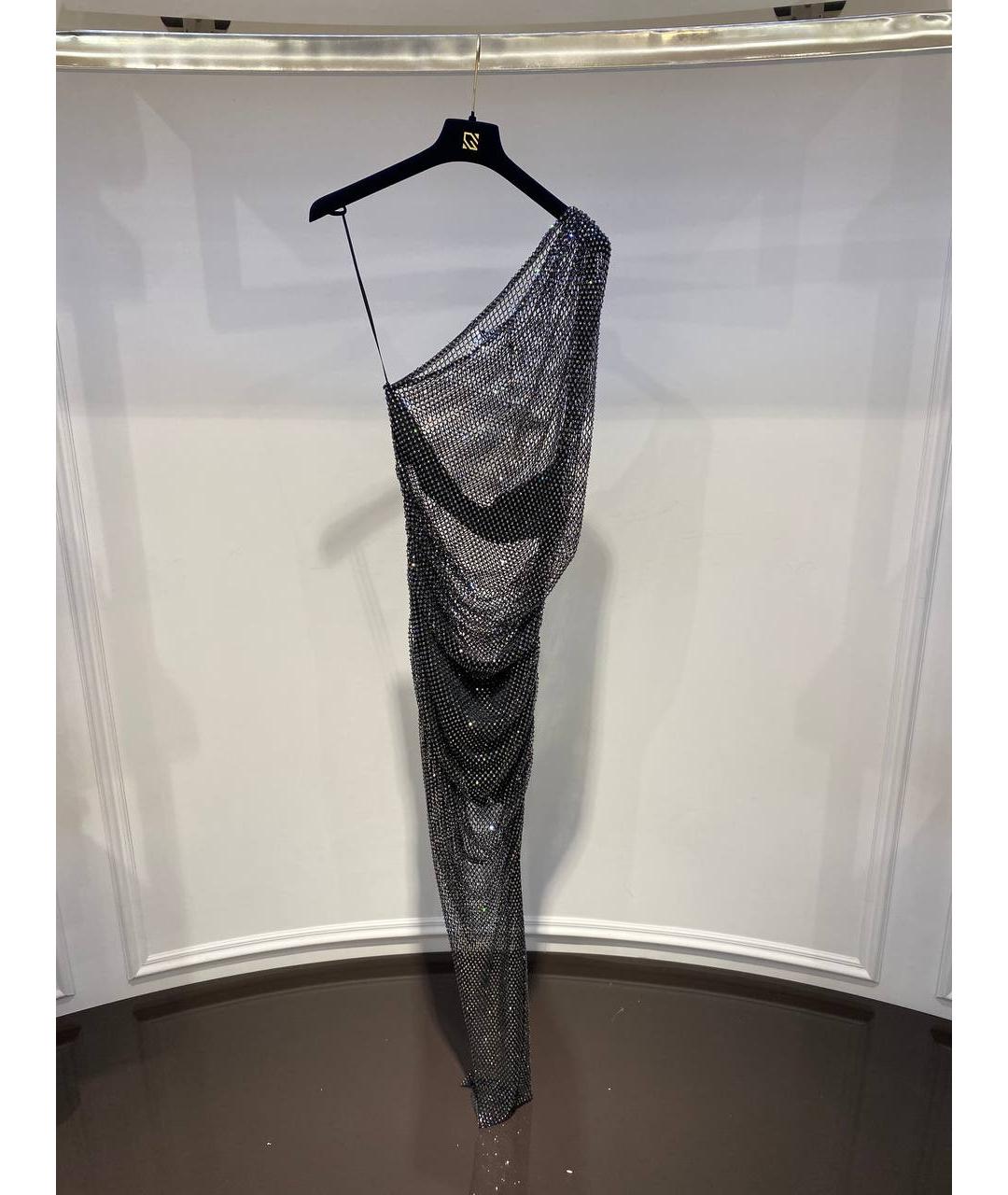 GIUSEPPE DI MORABITO Черное полиамидовое вечернее платье, фото 3