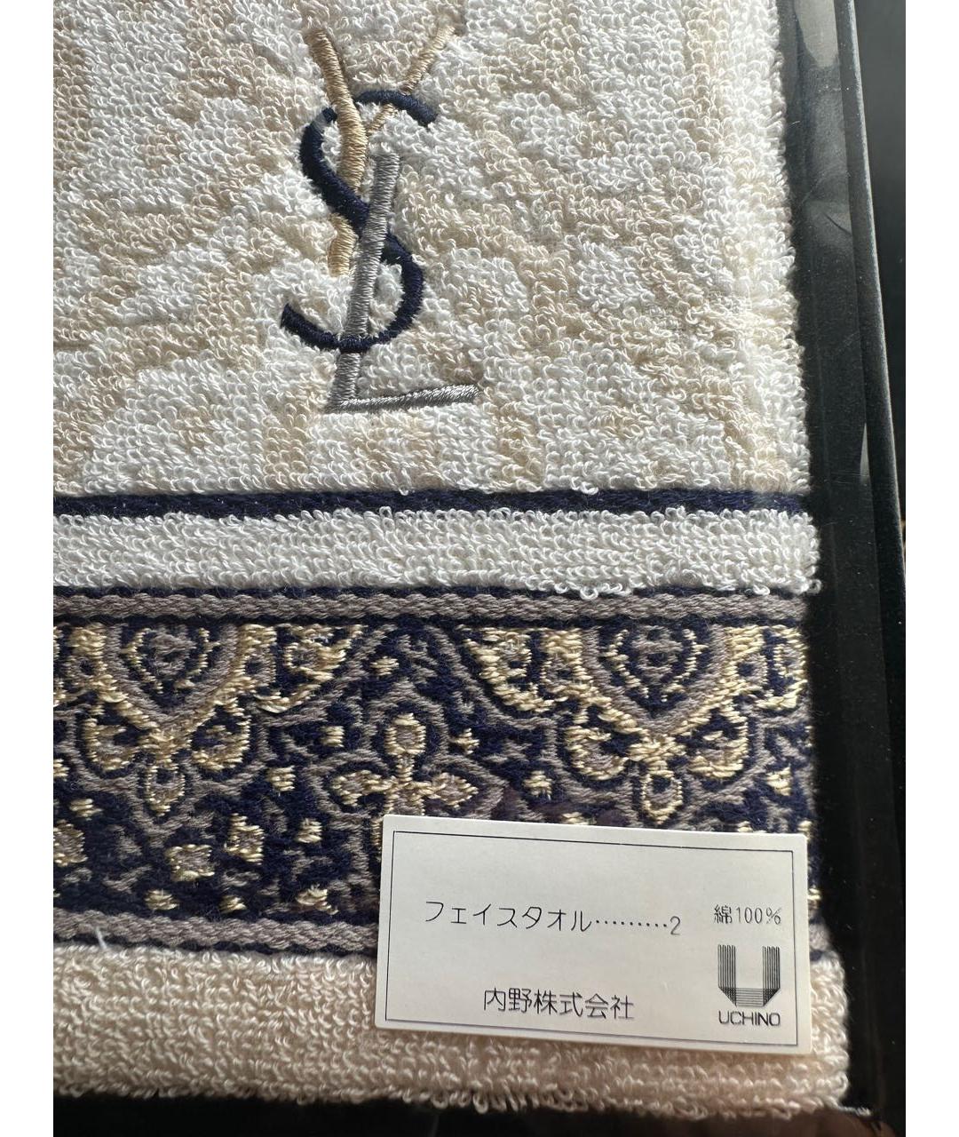 SAINT LAURENT Хлопковое полотенце, фото 2