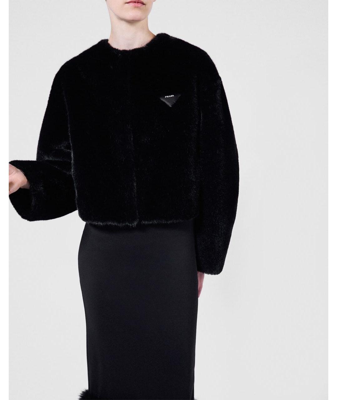 PRADA Черная куртка, фото 4