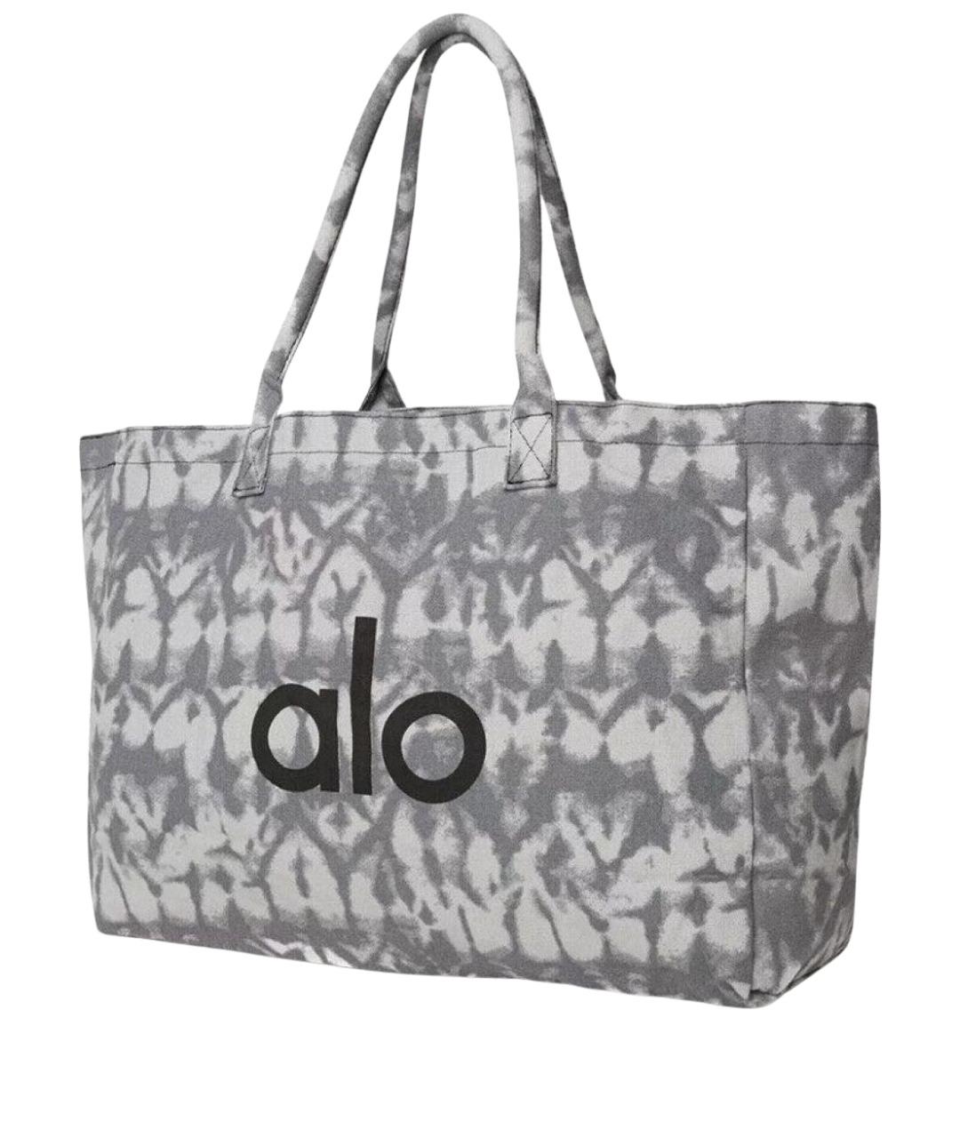ALO YOGA Серая тканевая сумка тоут, фото 1