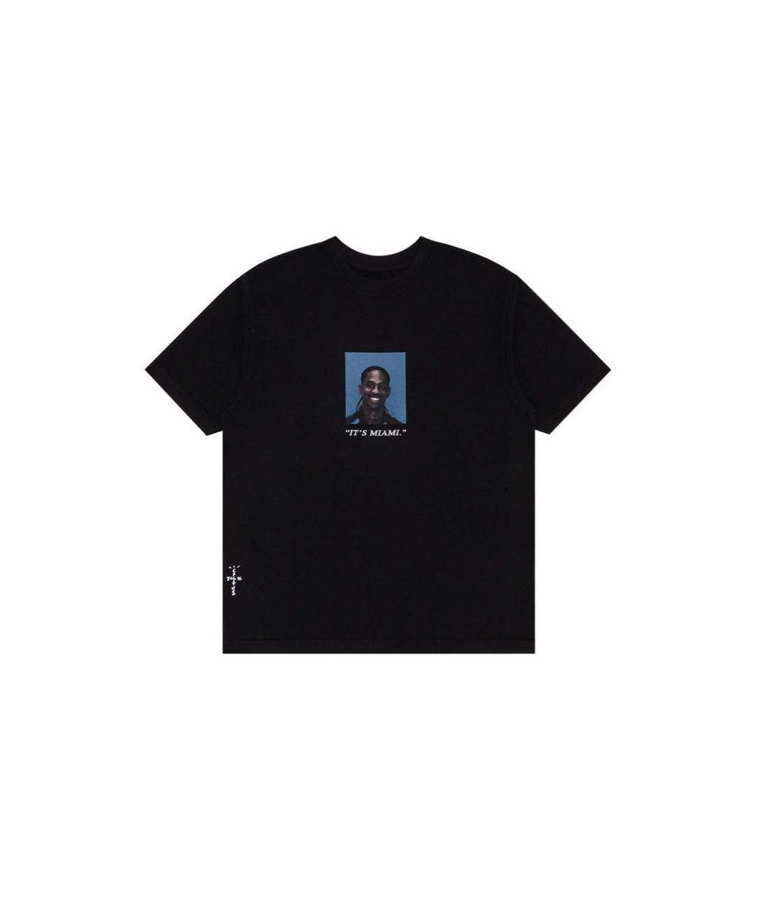 CACTUS JACK BY TRAVIS SCOTT Черная хлопковая футболка, фото 1