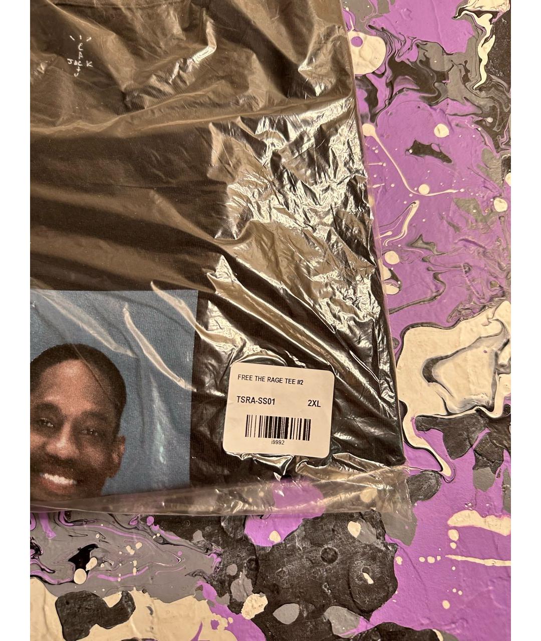 CACTUS JACK BY TRAVIS SCOTT Черная хлопковая футболка, фото 6