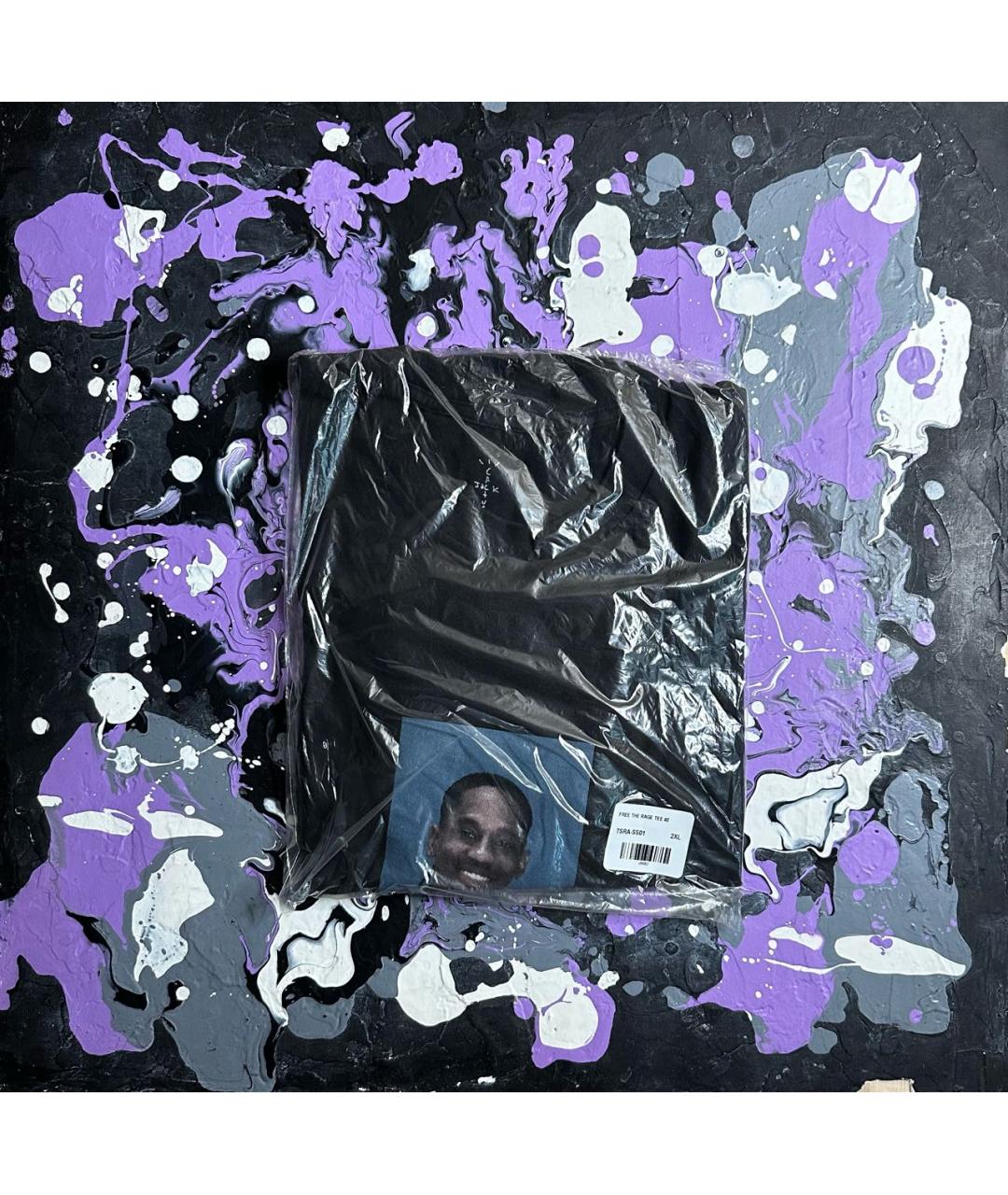 CACTUS JACK BY TRAVIS SCOTT Черная хлопковая футболка, фото 5