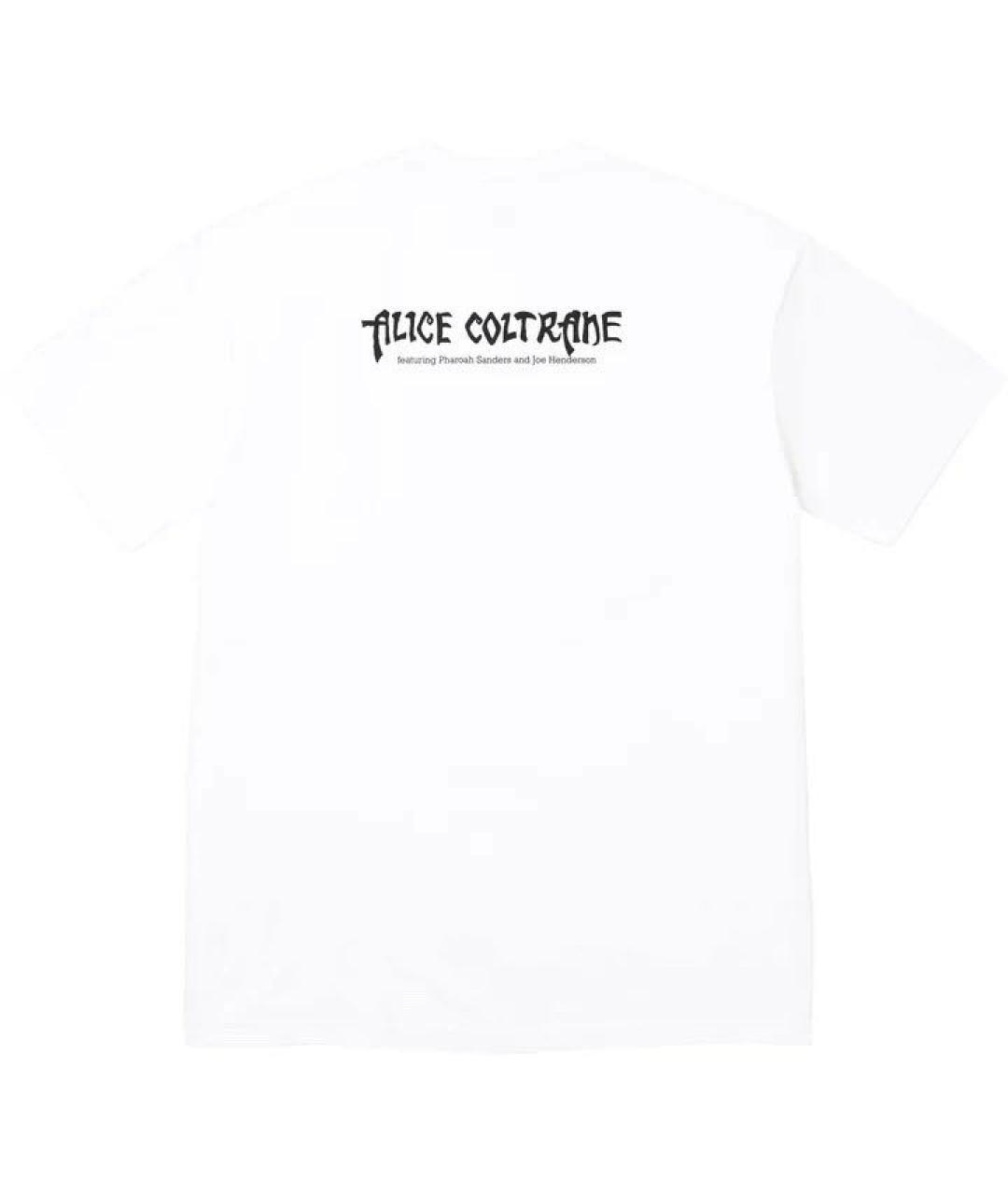 SUPREME Белая хлопковая футболка, фото 2