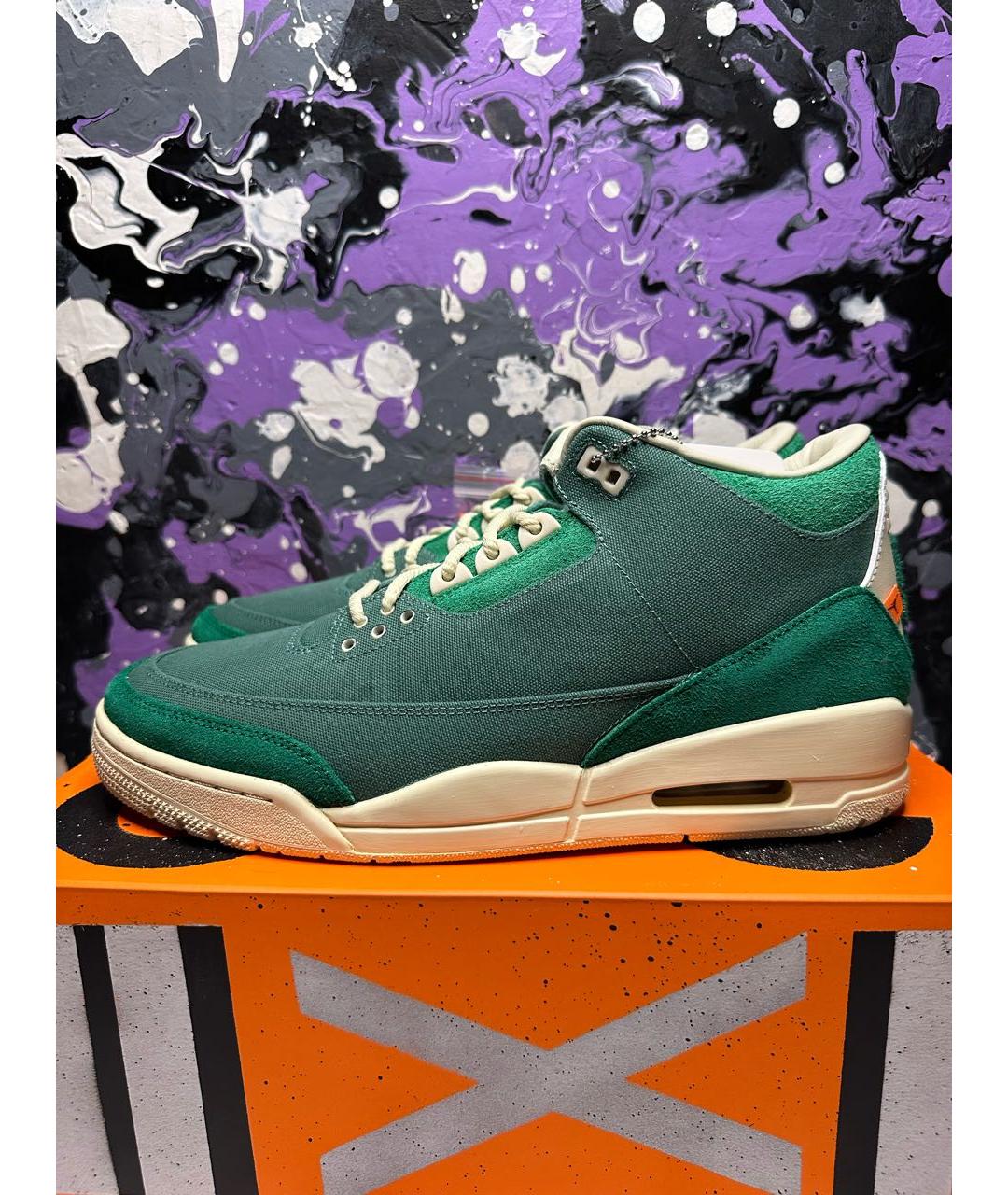 JORDAN Зеленые кроссовки, фото 2