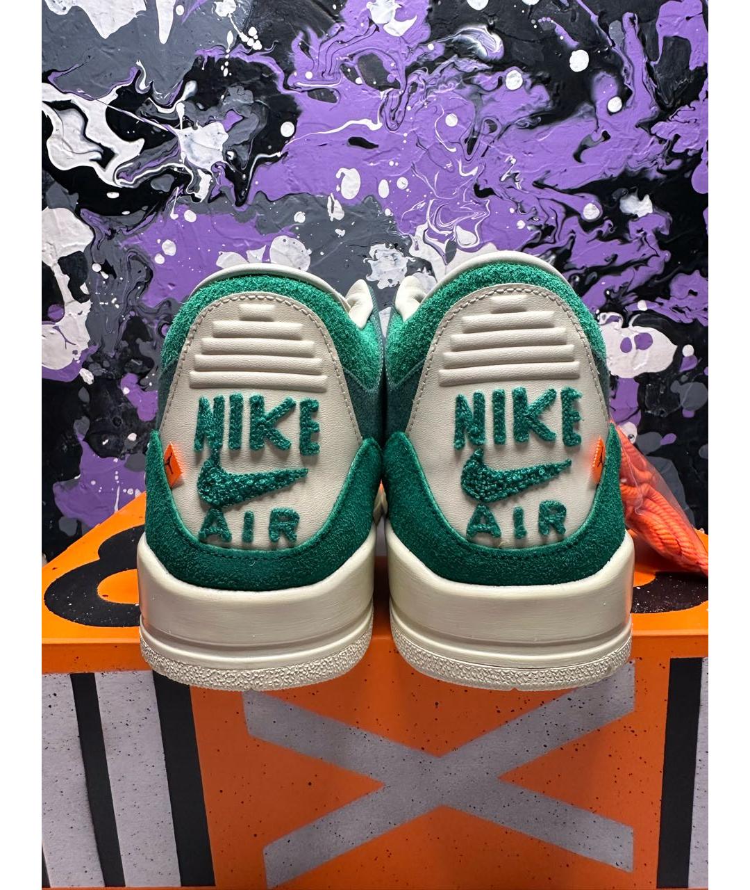 JORDAN Зеленые кроссовки, фото 5