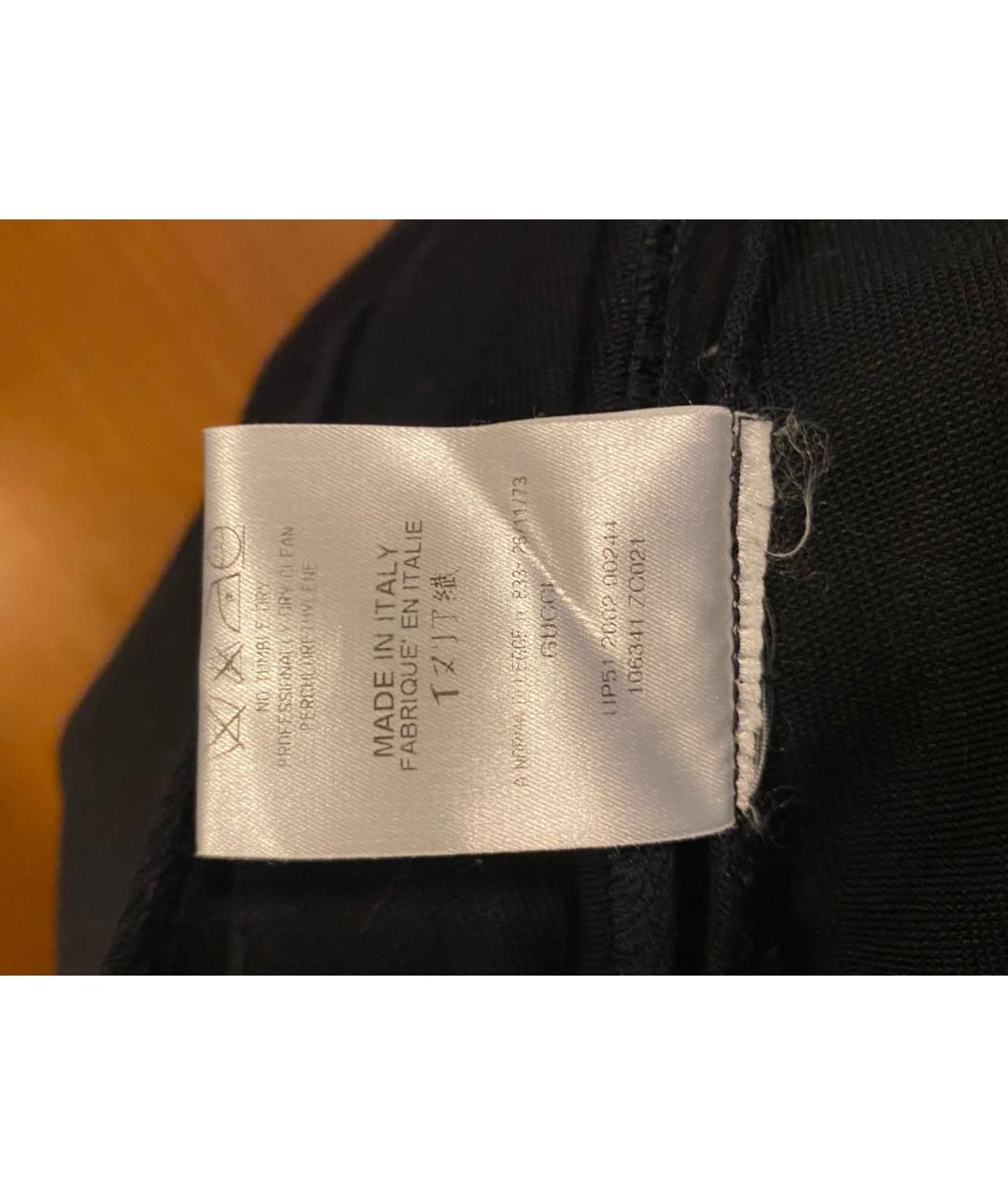 GUCCI Черное хлопковое пальто, фото 4