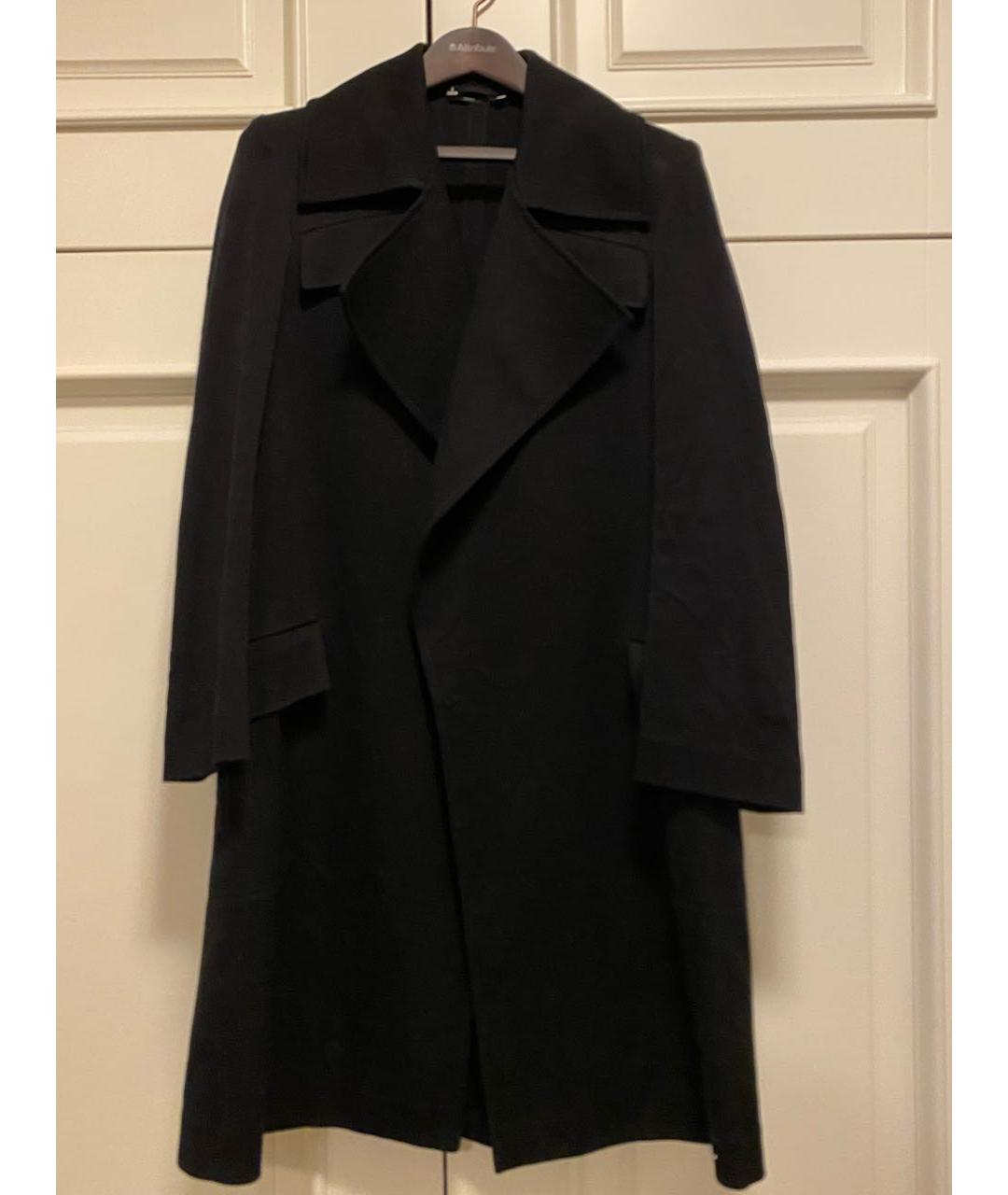 GUCCI Черное хлопковое пальто, фото 5