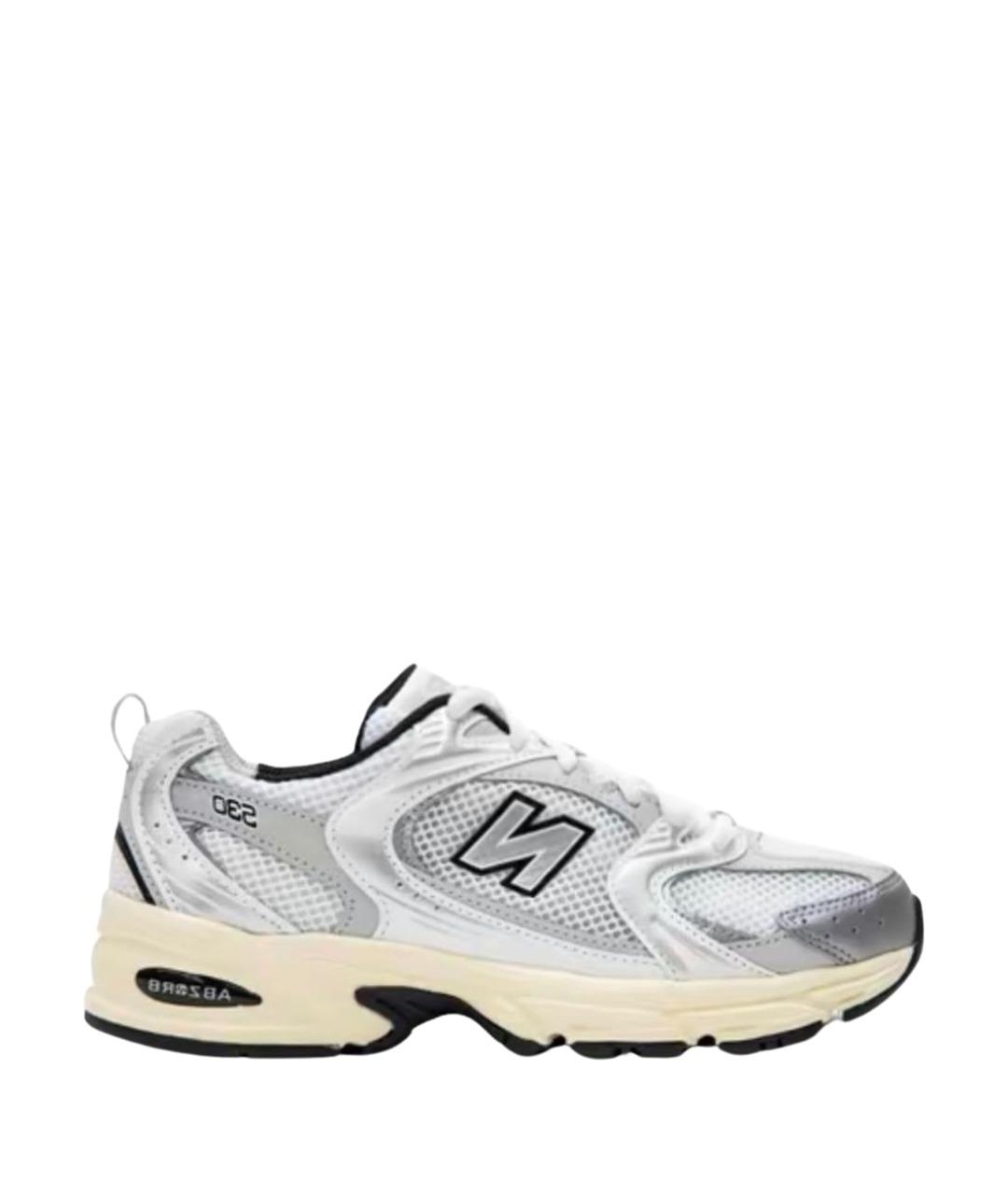 NEW BALANCE Серые текстильные кроссовки, фото 1