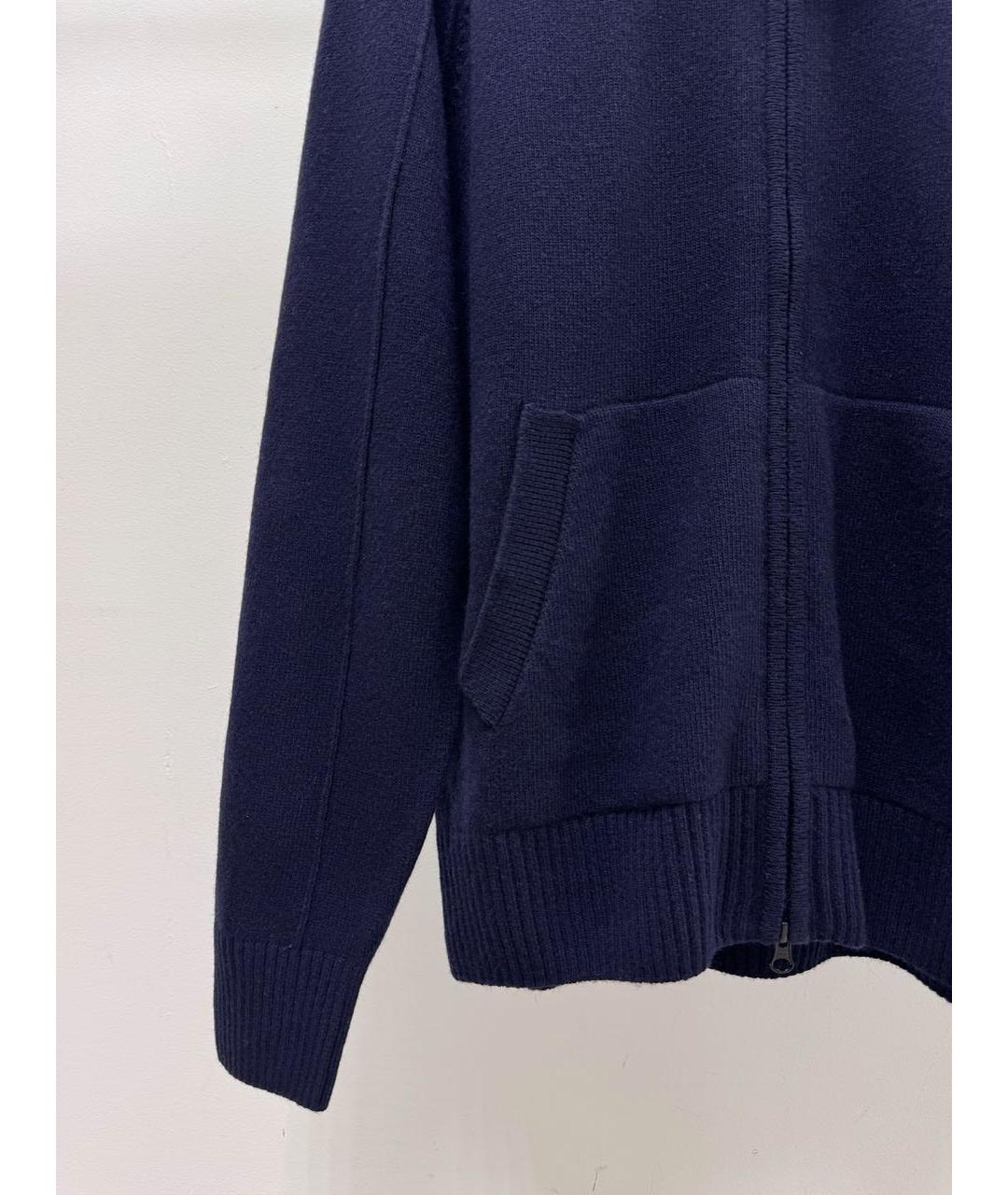 CP COMPANY Темно-синий шерстяной кардиган, фото 3