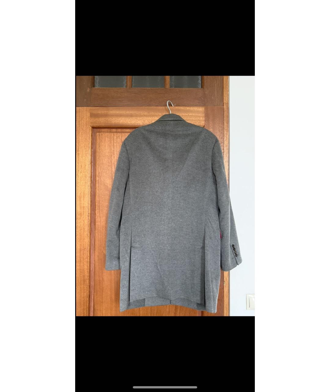 BRUNELLO CUCINELLI Антрацитовое кашемировое пальто, фото 2