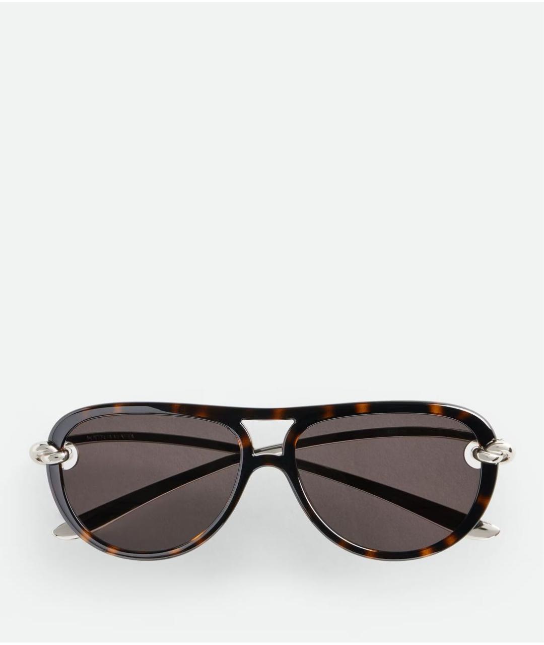 BOTTEGA VENETA Коричневые солнцезащитные очки, фото 5