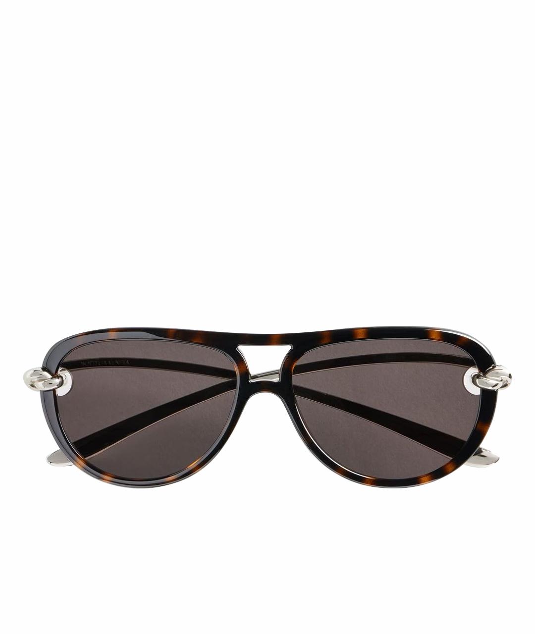 BOTTEGA VENETA Коричневые солнцезащитные очки, фото 1