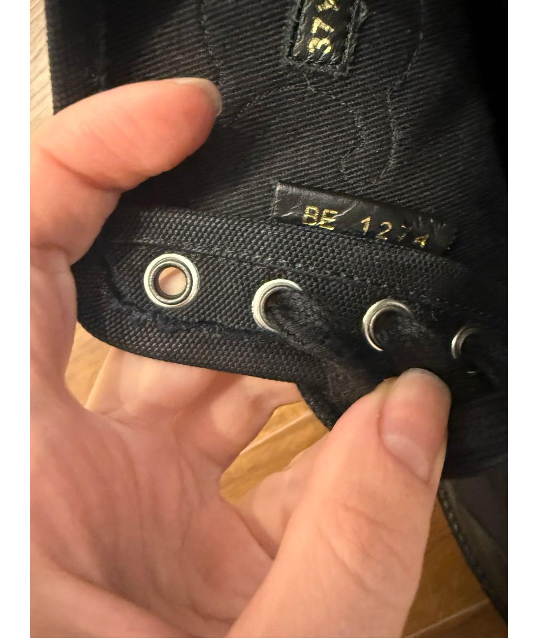 CELINE Черные текстильные ботинки, фото 7