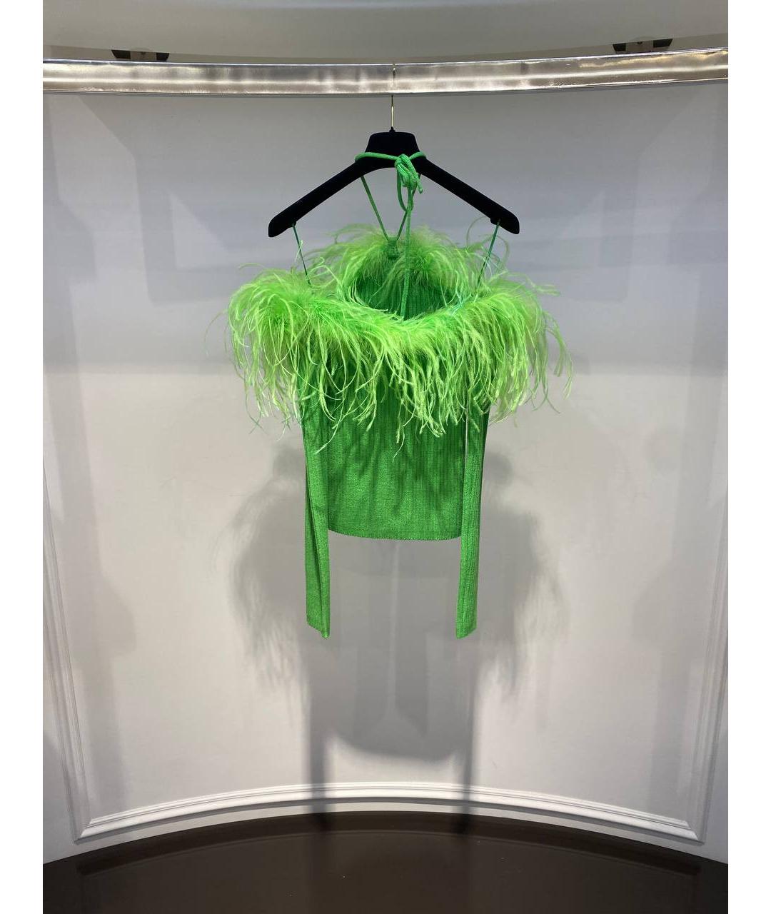 GIUSEPPE DI MORABITO Зеленый шерстяной джемпер / свитер, фото 3