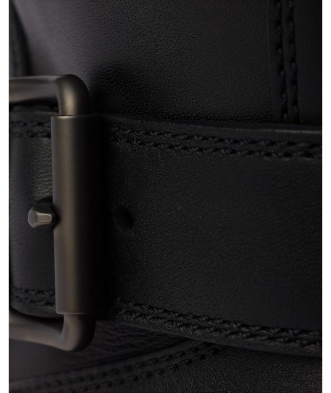 PRADA Черные кожаные ботильоны, фото 4