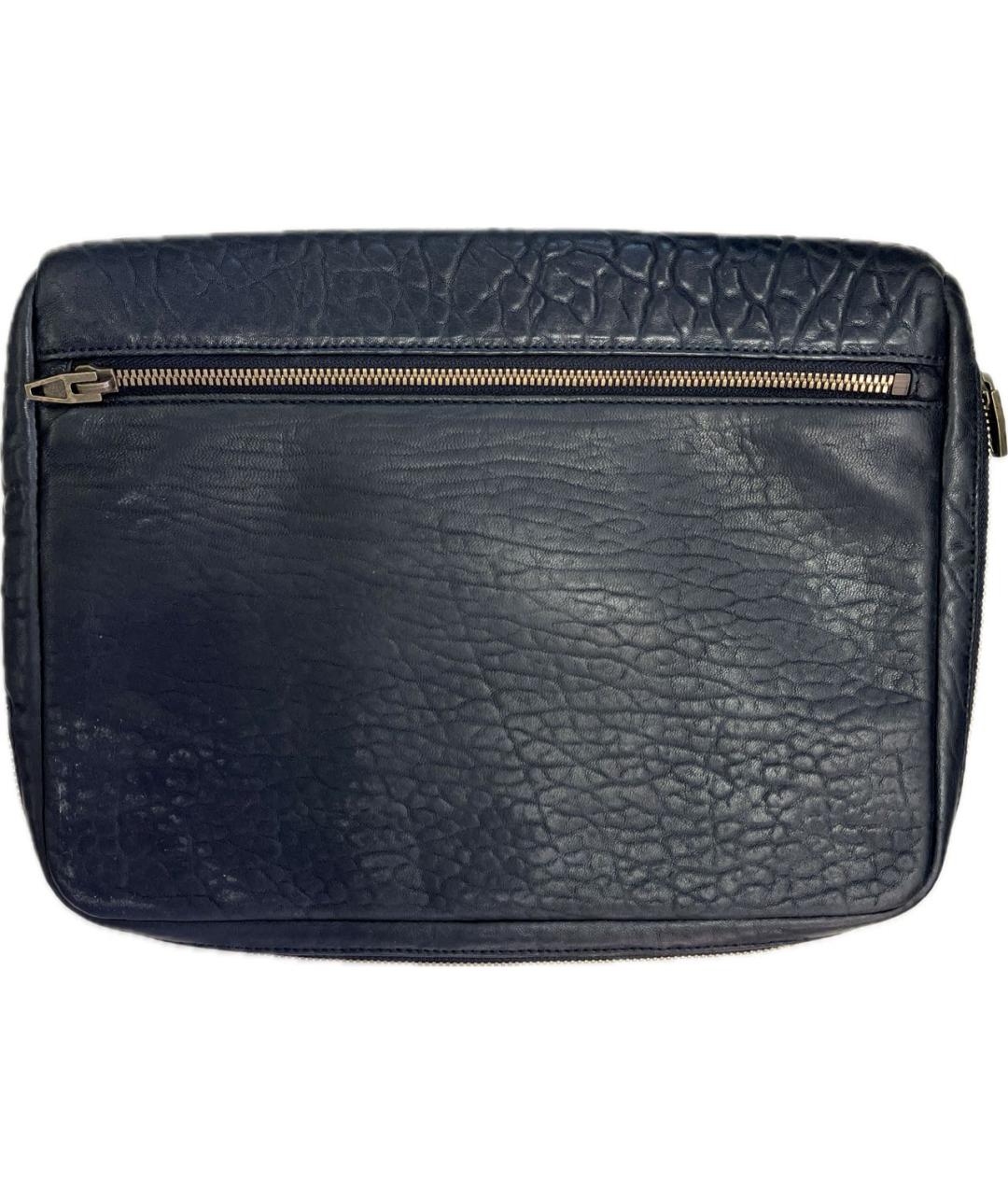 ALEXANDER WANG Черная кожаная папка для документов, фото 2