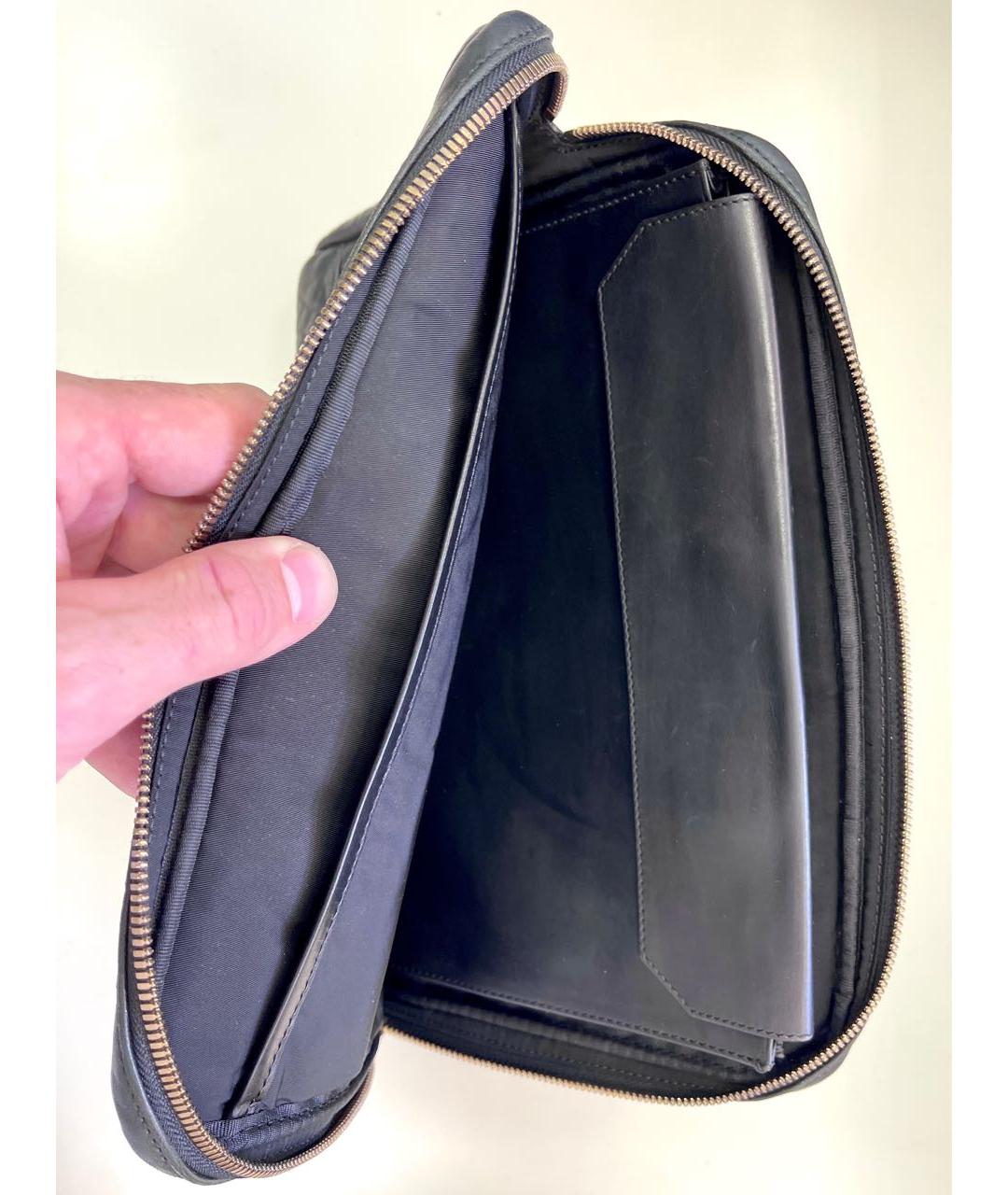 ALEXANDER WANG Черная кожаная папка для документов, фото 4