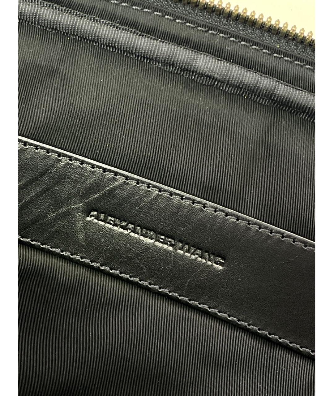 ALEXANDER WANG Черная кожаная папка для документов, фото 3