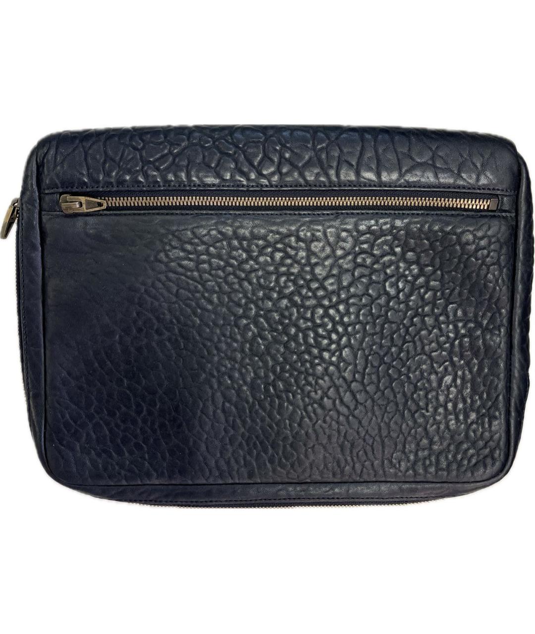 ALEXANDER WANG Черная кожаная папка для документов, фото 1