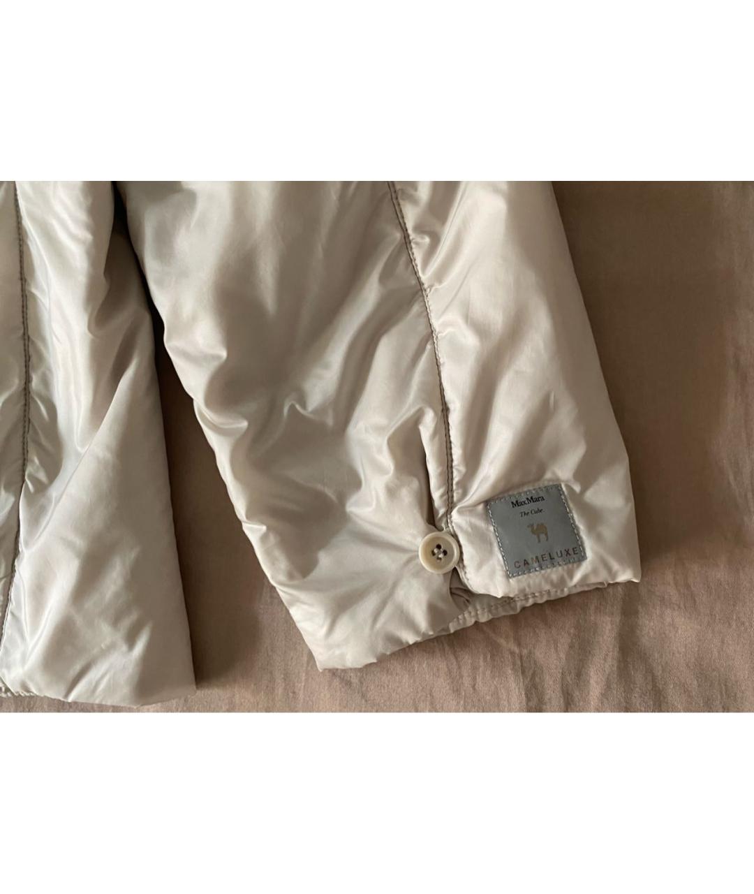MAX MARA Белая полиэстеровая куртка, фото 5