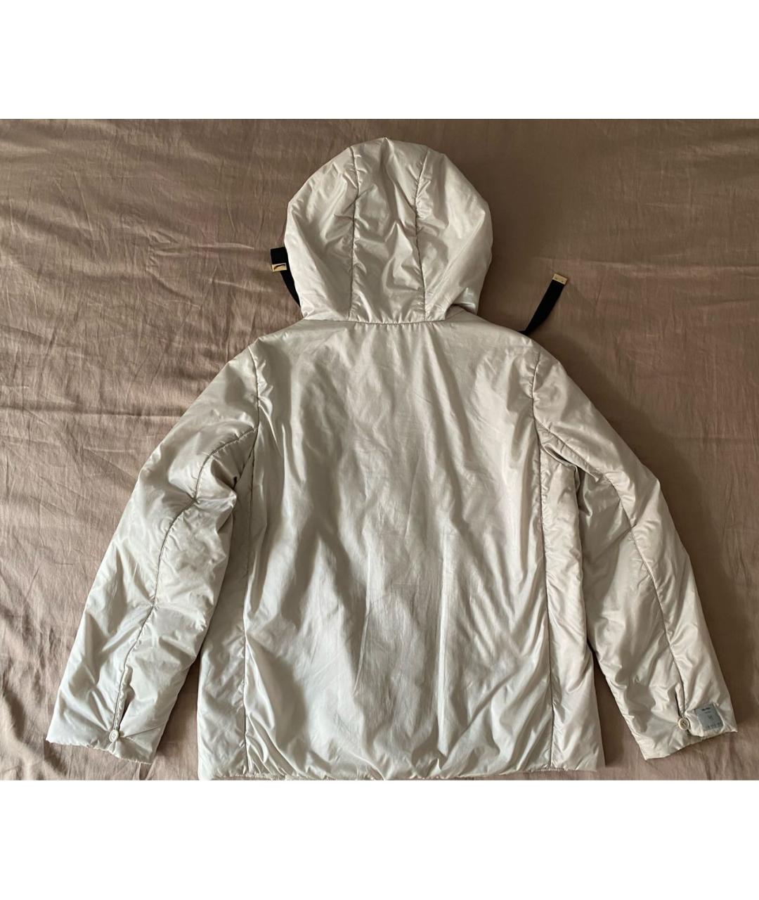 MAX MARA Белая полиэстеровая куртка, фото 2