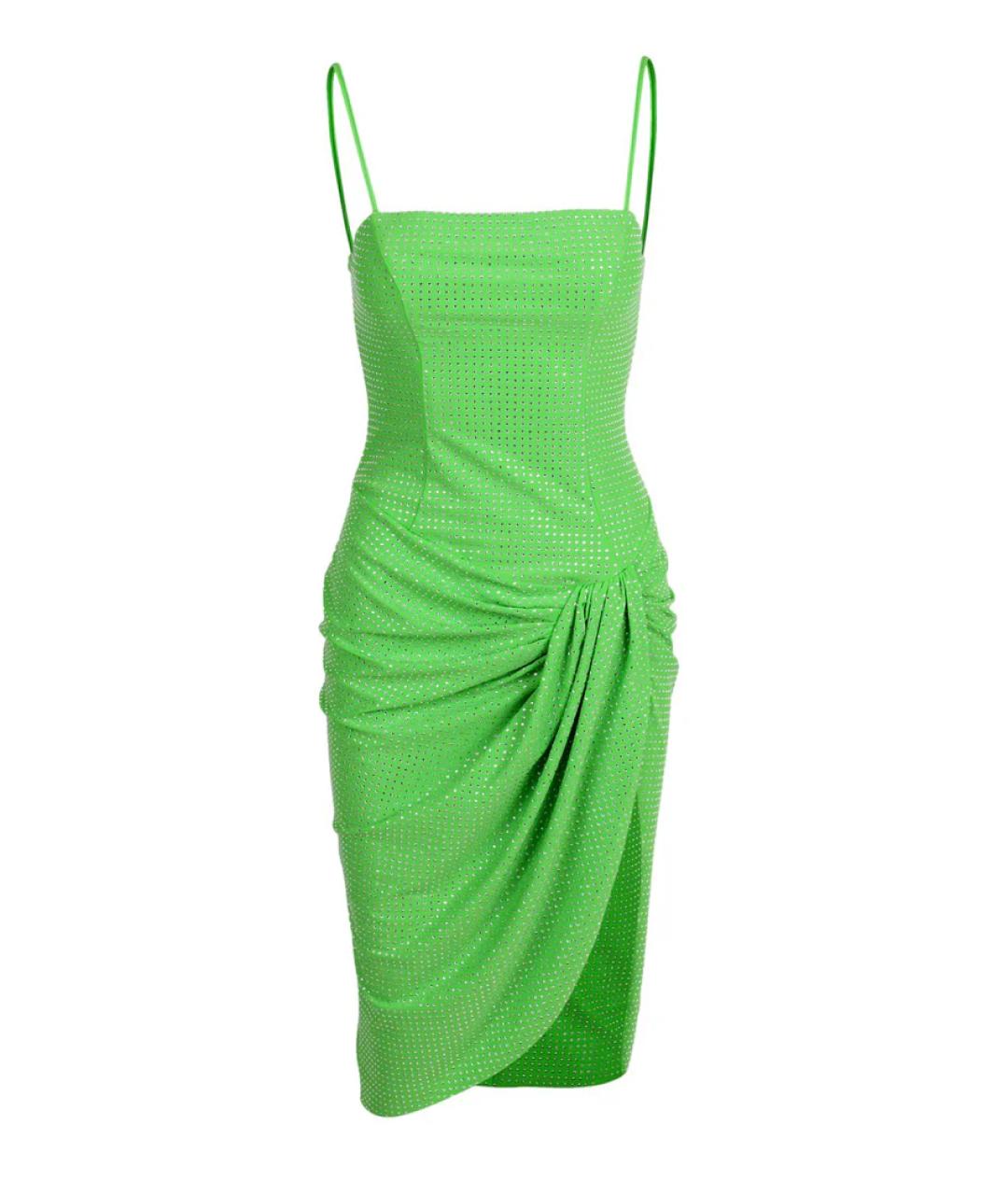 GIUSEPPE DI MORABITO Зеленые полиамидовое вечернее платье, фото 1