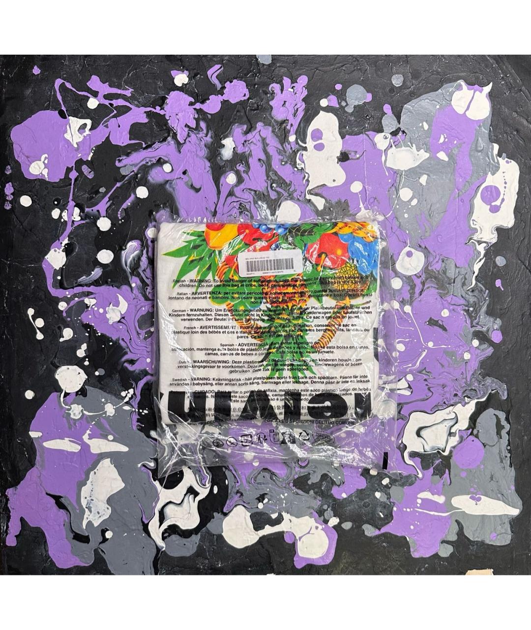 SUPREME Белая хлопковая футболка, фото 4