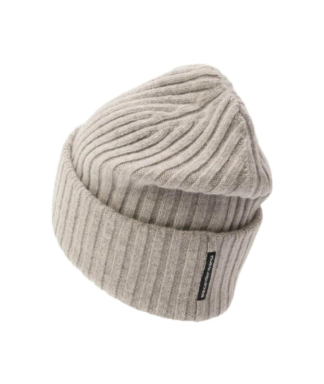 ALEXANDER WANG Серая шерстяная шапка, фото 1
