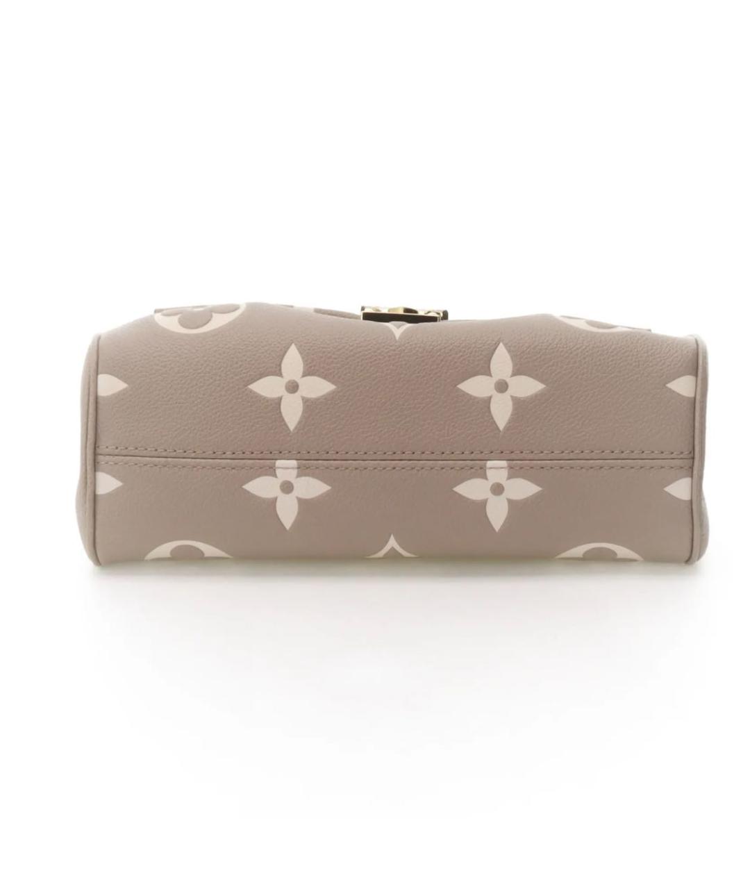 LOUIS VUITTON Коричневая кожаная сумка через плечо, фото 7