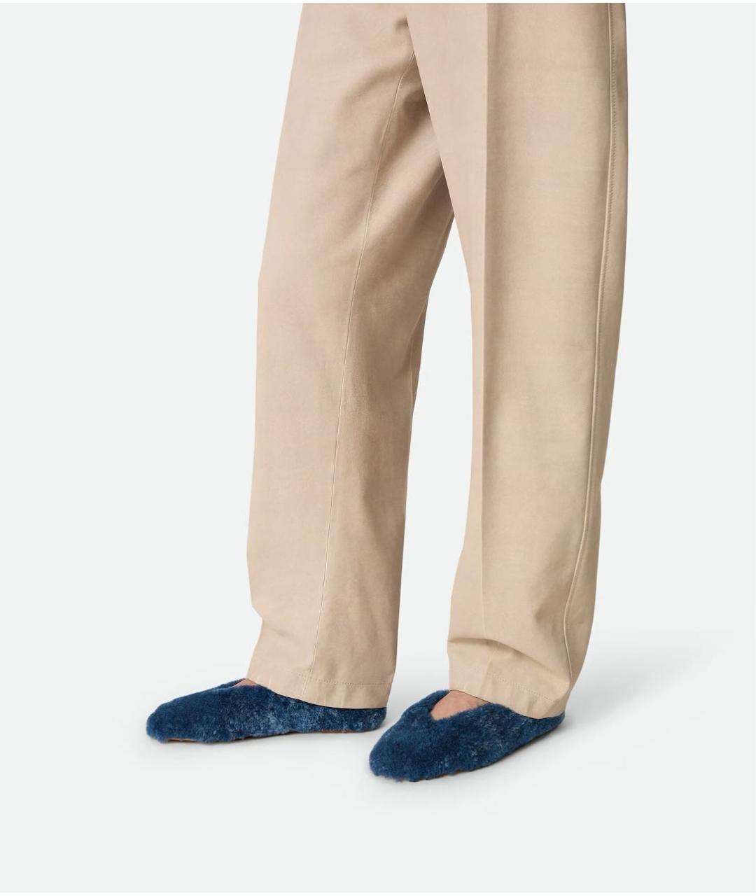 BOTTEGA VENETA Синие балетки, фото 2