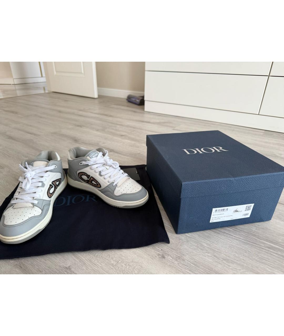 CHRISTIAN DIOR Мульти кожаные кеды, фото 2