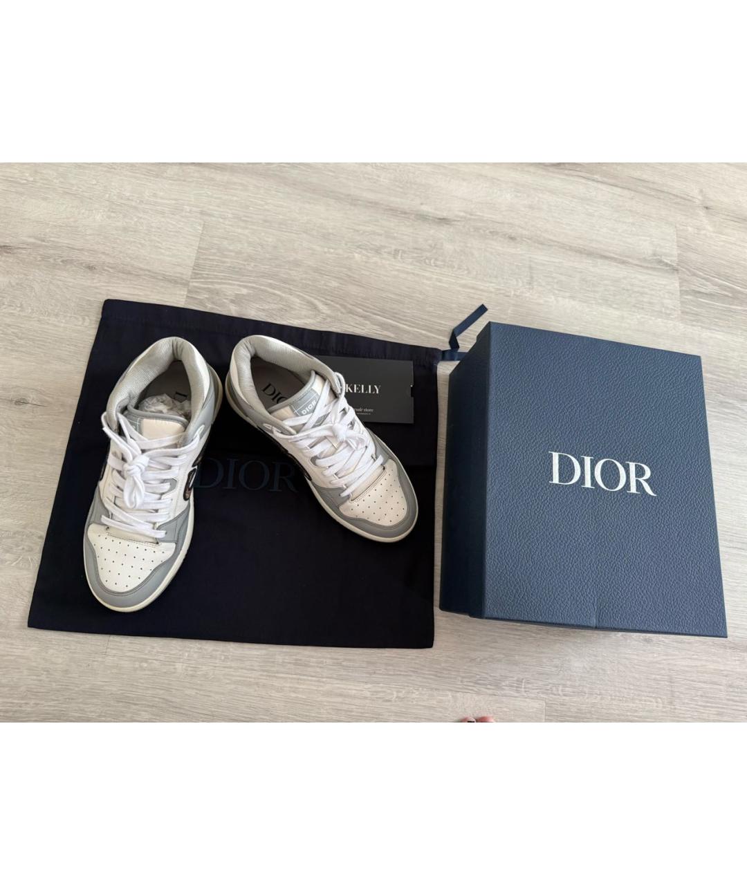 CHRISTIAN DIOR Мульти кожаные кеды, фото 3