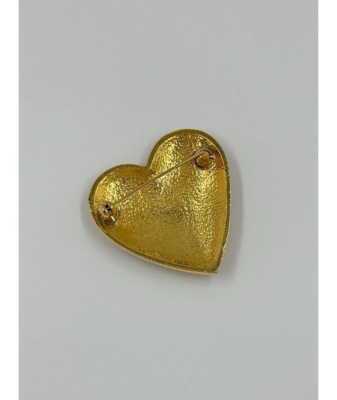 SONIA RYKIEL Золотая позолоченная булавка / брошь, фото 4