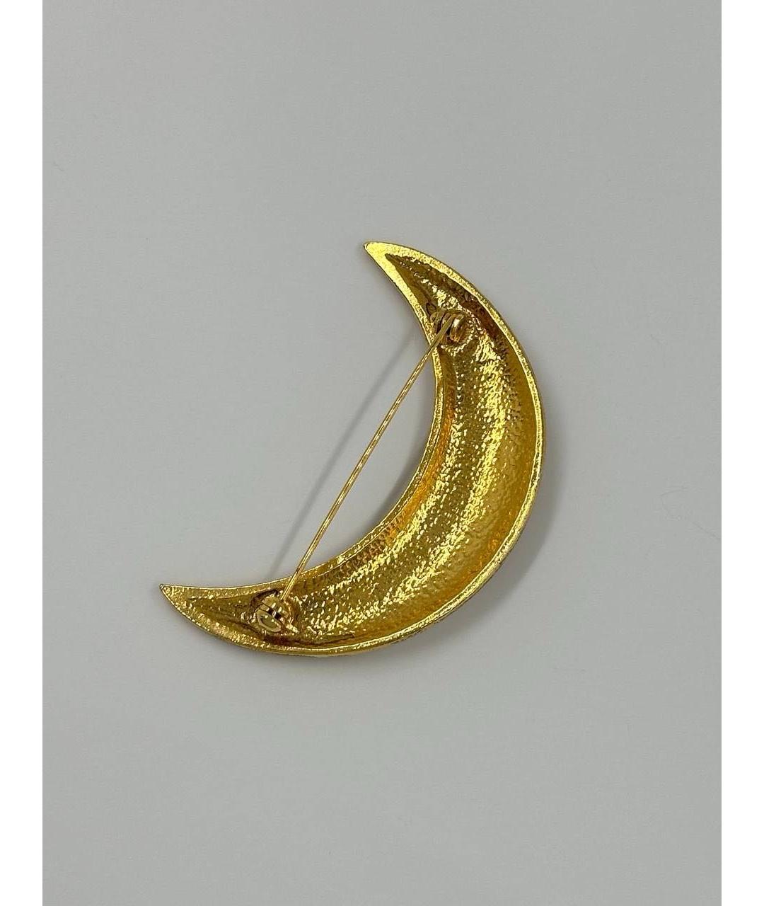 SONIA RYKIEL Золотая позолоченная булавка / брошь, фото 4