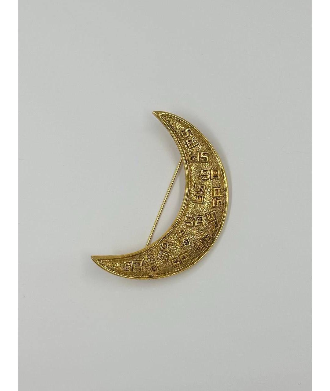 SONIA RYKIEL Золотая позолоченная булавка / брошь, фото 5