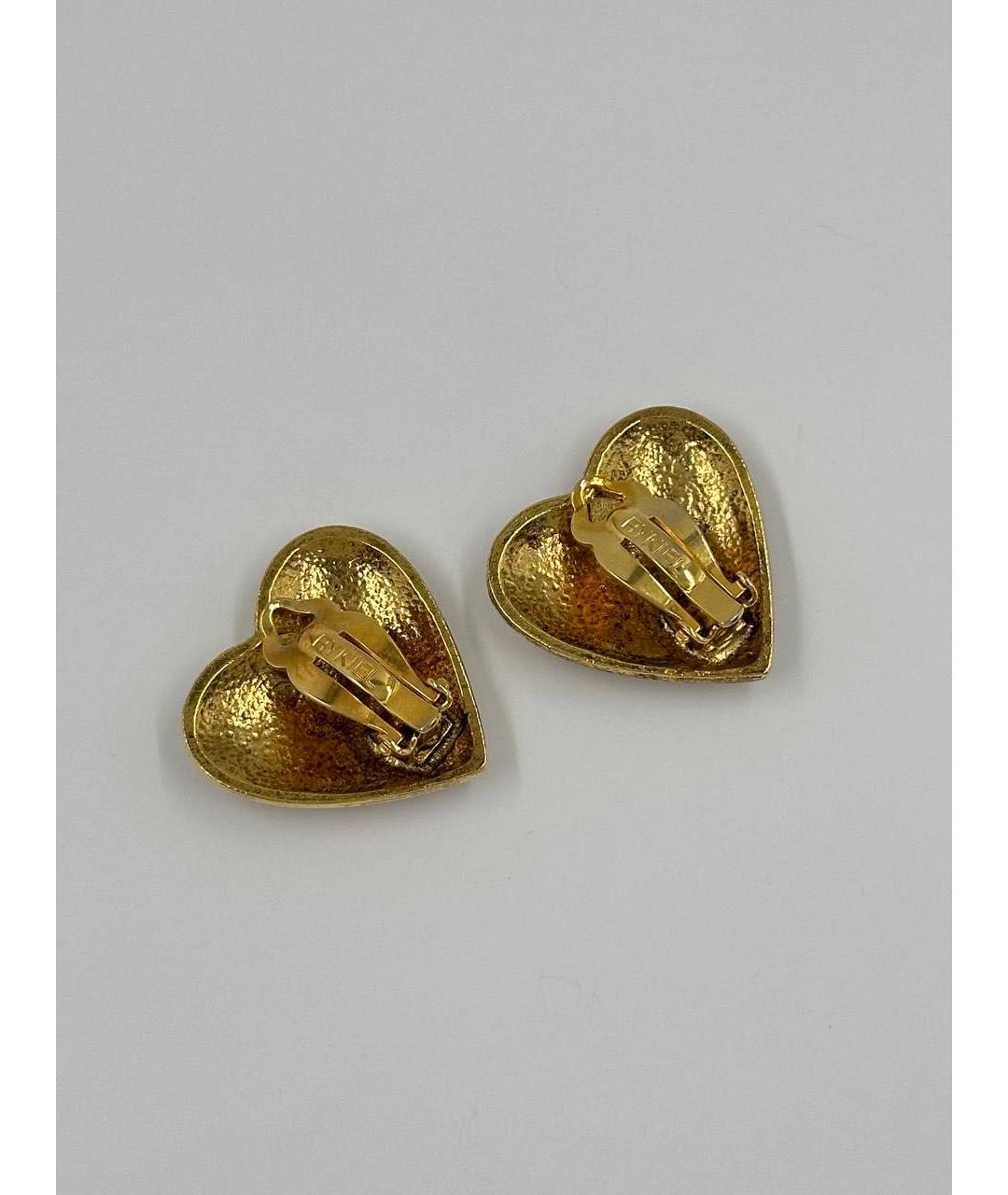 SONIA RYKIEL Золотые позолоченные клипсы, фото 3