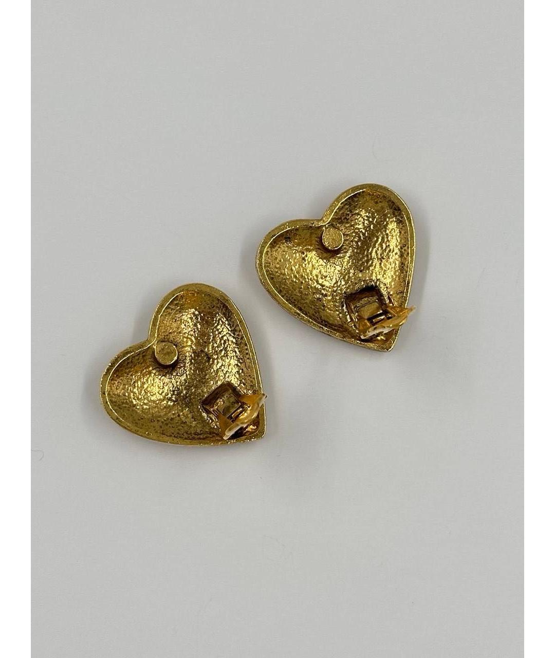 SONIA RYKIEL Золотые позолоченные клипсы, фото 4